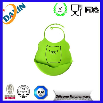 2015 China Supplier Cheap Food Grade Baby Silicone Bib